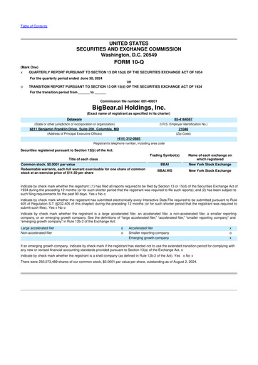 Thumbnail BigBear.ai 10-Q Quarterly Report FY2024 