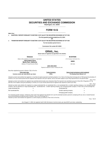 Thumbnail GRAIL 10-Q Quarterly Report FY2024 