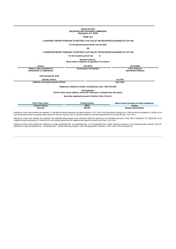 Vorschaubild Borealis Foods 10-Q Quartalsbericht 2024 