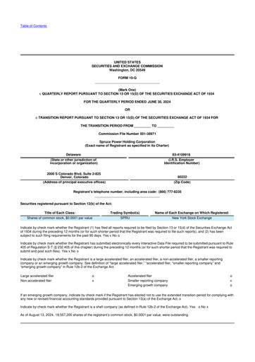 Vorschaubild Spruce Power 10-Q Quartalsbericht 2024 