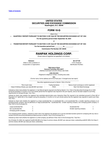 Thumbnail Ranpak 10-Q Quarterly Report FY2024 