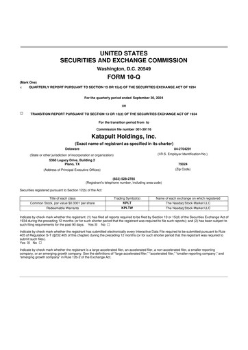 Thumbnail Katapult Holdings 10-Q Quarterly Report FY2024 