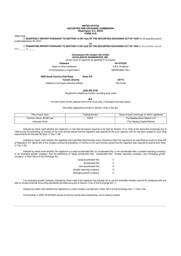 Thumbnail Accelerate Diagnostics 10-Q Quarterly Report FY2024 