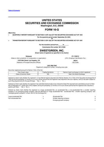 Thumbnail Sweetgreen 10-Q Quarterly Report FY2024 