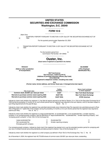 Thumbnail Ouster 10-Q Quarterly Report FY2024 