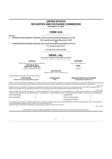 Thumbnail GRAIL 10-Q Quarterly Report FY2024 