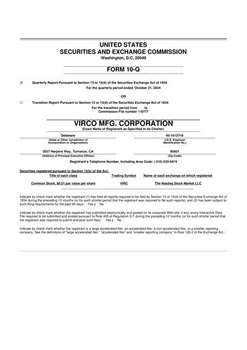 Thumbnail Virco Manufacturing 10-Q Quarterly Report FY2025 