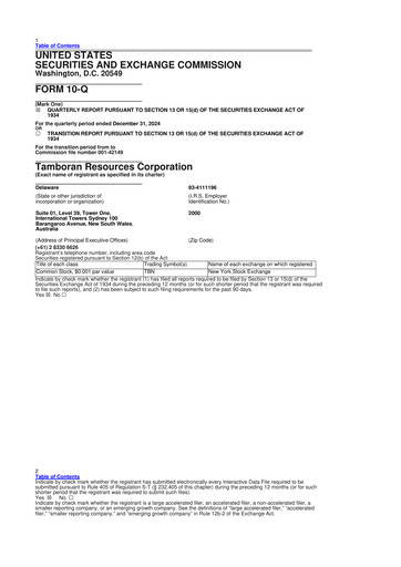 Thumbnail Tamboran Resources 10-Q Quarterly Report FY2025 