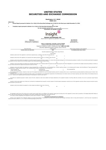 Thumbnail Insight Enterprises
 10-K Annual Report 2024