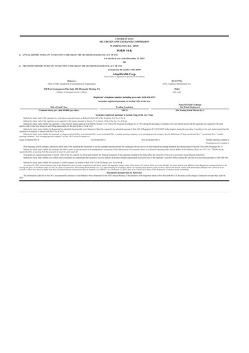 Thumbnail AdaptHealth 10-K Annual Report 2024
