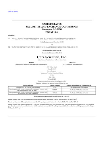 Thumbnail Core Scientific 10-K Annual Report 2024