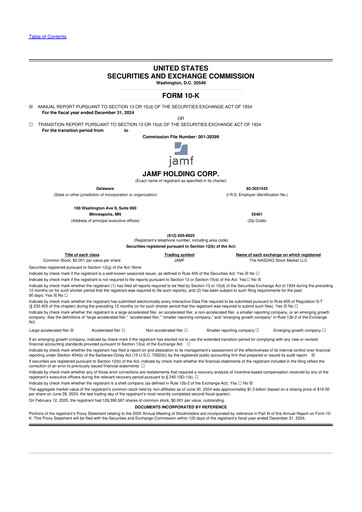 Thumbnail Jamf 10-K Annual Report 2024