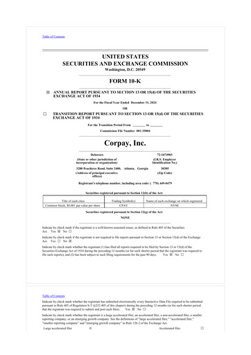 Thumbnail Corpay 10-K Annual Report 2024