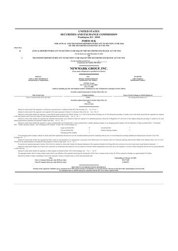 Thumbnail Newmark 10-K Annual Report 2024