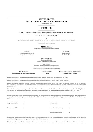 Thumbnail QXO, Inc. 10-K Annual Report 2024