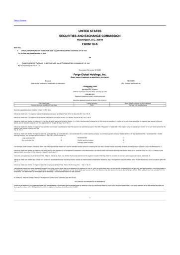 Thumbnail Forge Global 10-K Annual Report 2024