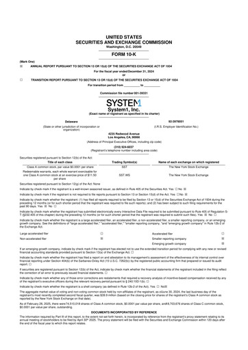 Thumbnail System1 10-K Annual Report 2024