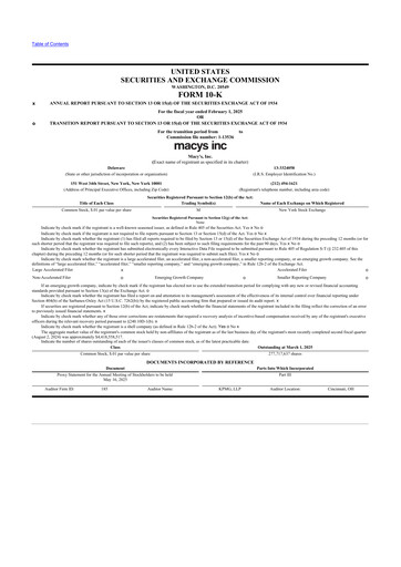 Thumbnail Macy's
 10-K Annual Report 2024