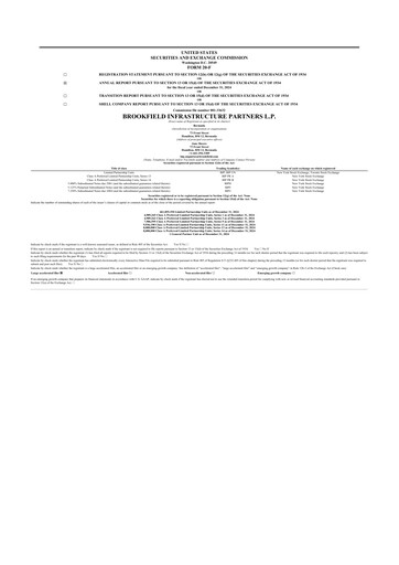 Vorschaubild Brookfield Infrastructure Partners
 20-F Jahresbericht 2024