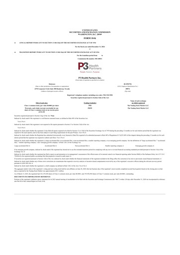 Thumbnail P3 Health Partners 10-K Annual Report 2024