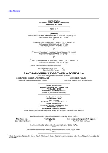 Thumbnail Bladex 20-F Annual Report 2024