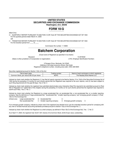 Thumbnail Balchem 10-Q Quarterly Report FY2025 