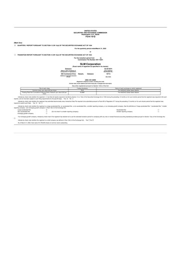 Thumbnail SLM Corporation (Sallie Mae) 10-Q Quarterly Report FY2025 