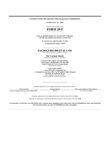 Thumbnail PagSeguro 20-F Annual Report 2024