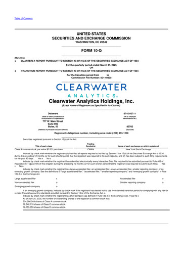 Thumbnail Clearwater Analytics 10-Q Quarterly Report FY2025 