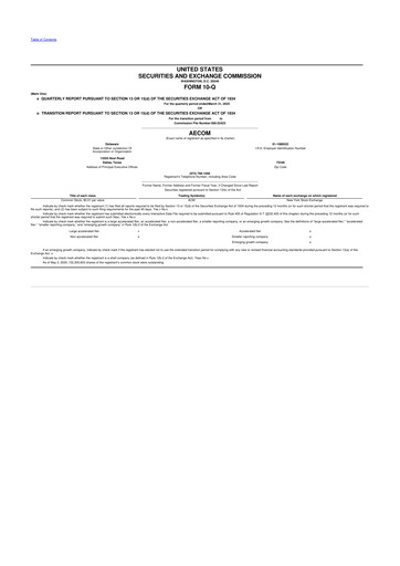 Thumbnail AECOM 10-Q Quarterly Report FY2025 