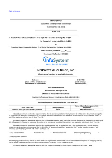 Thumbnail InfuSystem 10-Q Quarterly Report FY2025 