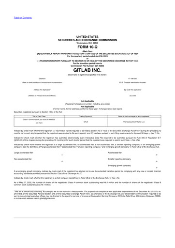 Thumbnail GitLab 10-Q Quarterly Report FY2026 