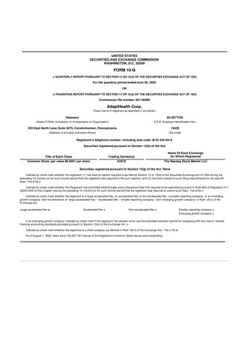 Thumbnail AdaptHealth 10-Q Quarterly Report FY2025 