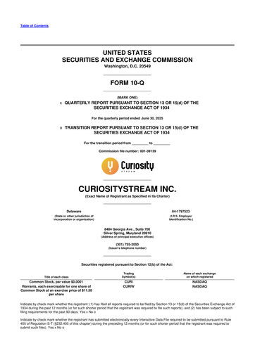 Miniature CuriosityStream 10-Q Rapport trimestriel 2025 