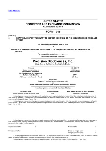 Thumbnail Precision BioSciences
 10-Q Quarterly Report FY2025 
