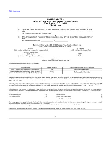 Thumbnail Faraday Future 10-Q Quarterly Report FY2025 