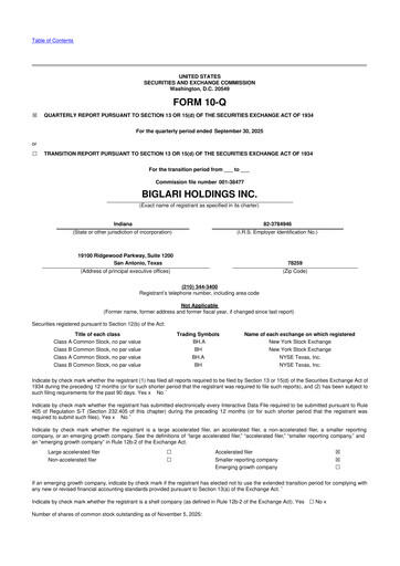 Thumbnail Biglari 10-Q Quarterly Report FY2025 