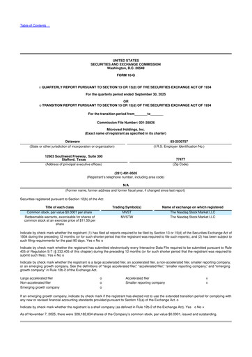 Thumbnail Microvast 10-Q Quarterly Report FY2025 