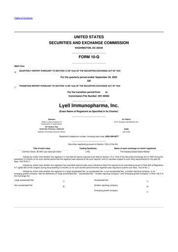 Thumbnail Lyell Immunopharma 10-Q Quarterly Report FY2025 