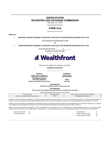 Thumbnail Wealthfront Corporation 10-Q Quarterly Report FY2026 