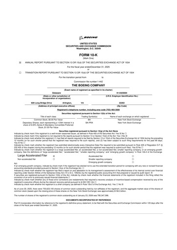 Thumbnail Boeing 10-K Annual Report 2025