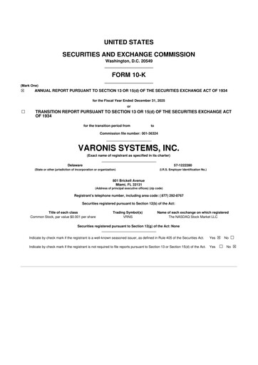 Thumbnail Varonis Systems 10-K Annual Report 2025