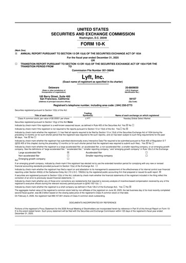 Thumbnail Lyft 10-K Annual Report 2025