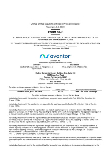 Thumbnail Avantor 10-K Annual Report 2025