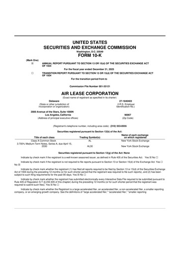 Thumbnail Air Lease Corporation
 10-K Annual Report 2025