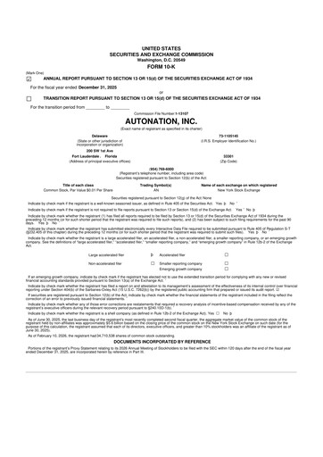 Thumbnail AutoNation 10-K Annual Report 2025