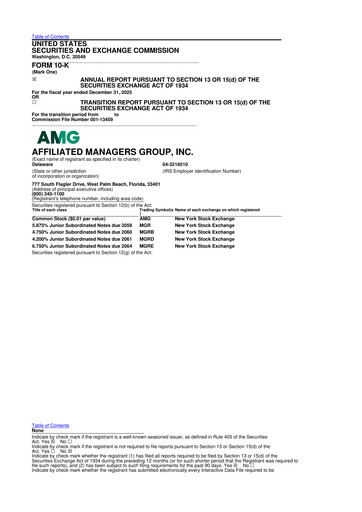 Thumbnail Affiliated Managers Group 10-K Annual Report 2025