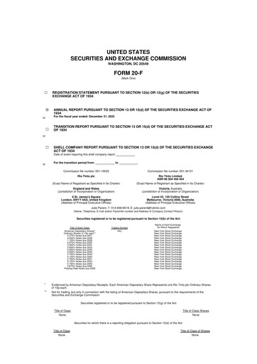 Thumbnail Rio Tinto 20-F Annual Report 2025
