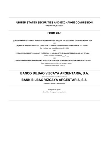 Thumbnail Banco Bilbao Vizcaya Argentaria 20-F Annual Report 2025