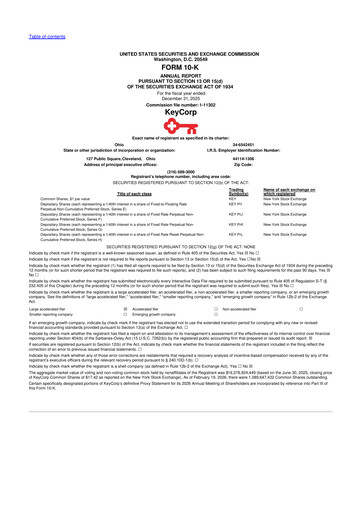 Thumbnail KeyCorp (KeyBank) 10-K Annual Report 2025